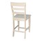 International Concepts Java Counter Height Stool, 24" Seat Height, Unfinished S-192 - alternate 5